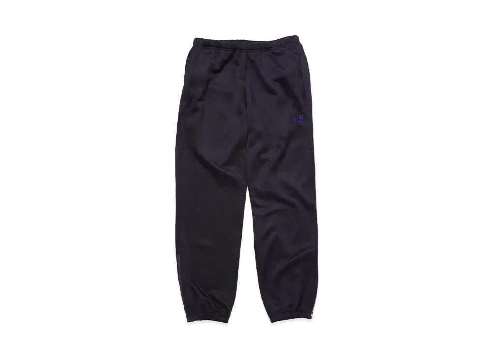 Needles ZIPPED SWEAT PANT - C/PE BRIGHT JERSEY "Black"