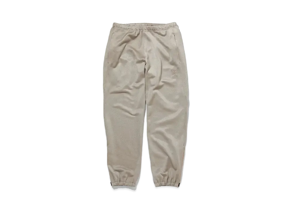 Needles ZIPPED SWEAT PANT - C/PE BRIGHT JERSEY "Beige"