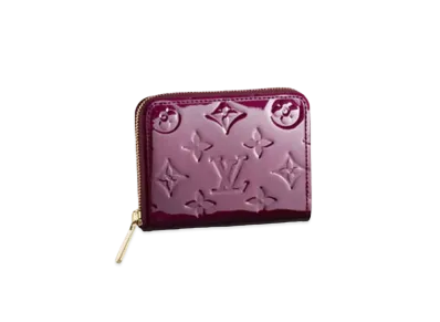 Louis Vuitton Zippy Coin Purse Monogram Vernis "Rouge Forvist"