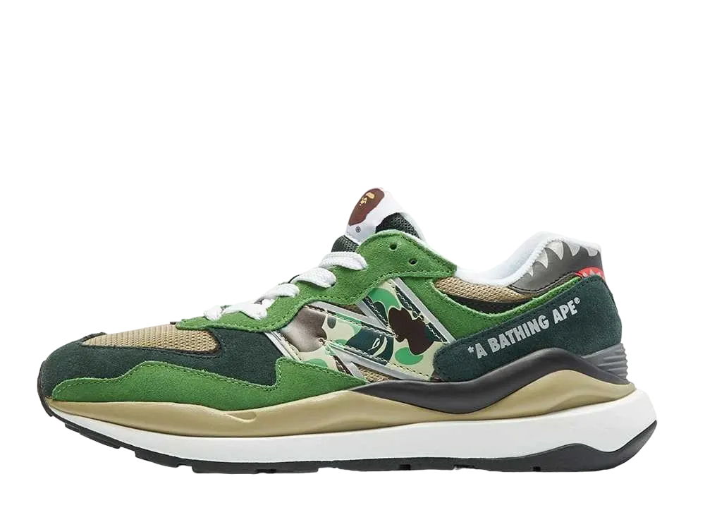 A BATHING APE × New Balance 57/40 "Green"