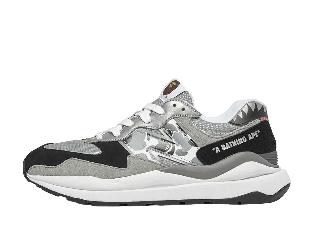 A BATHING APE × New Balance 57/40 "Gray"