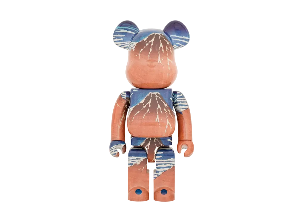 Bearbrick KATSUSHIKAHOKUSAI 「Thirty-six Views of Mt. Fuji Red Fuji」1000%