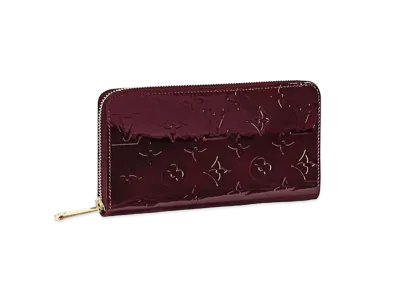 Louis Vuitton Monogram Vernis Zippy Wallet "Amarante"