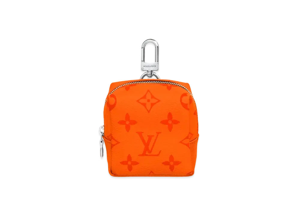 Louis Vuitton Porte Cles Pouch Taigarama "Orange"