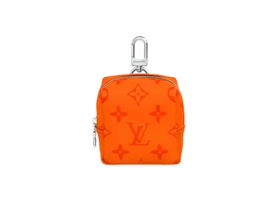 Louis Vuitton Porte Cles Pouch Taigarama "Orange"