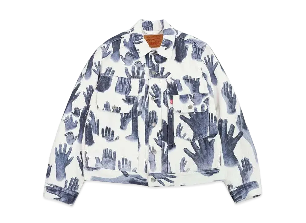 LEVI'S x Denim Tears Type-2 Indigo Hands Jacket "White"