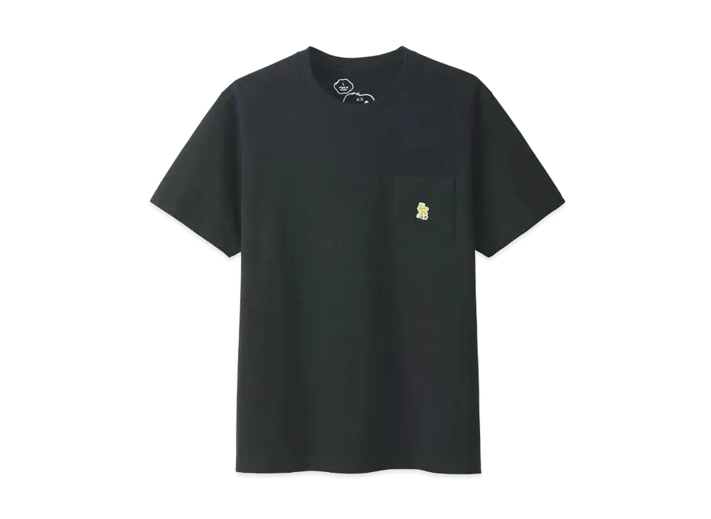 Uniqlo x KAWS x Peanuts Woodstock Pocket Tee "Black"