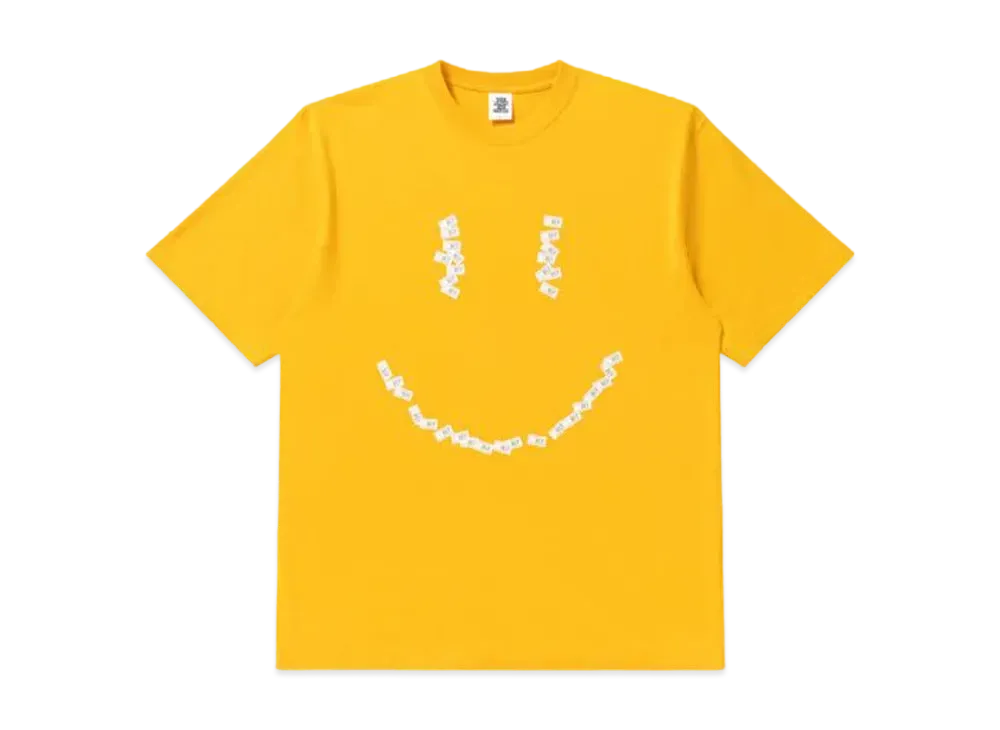 BlackEyePatch Price Label Smile Tee "Yellow"