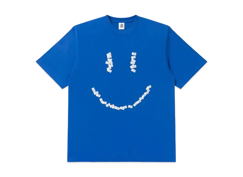 BlackEyePatch Price Label Smile Tee "Blue"