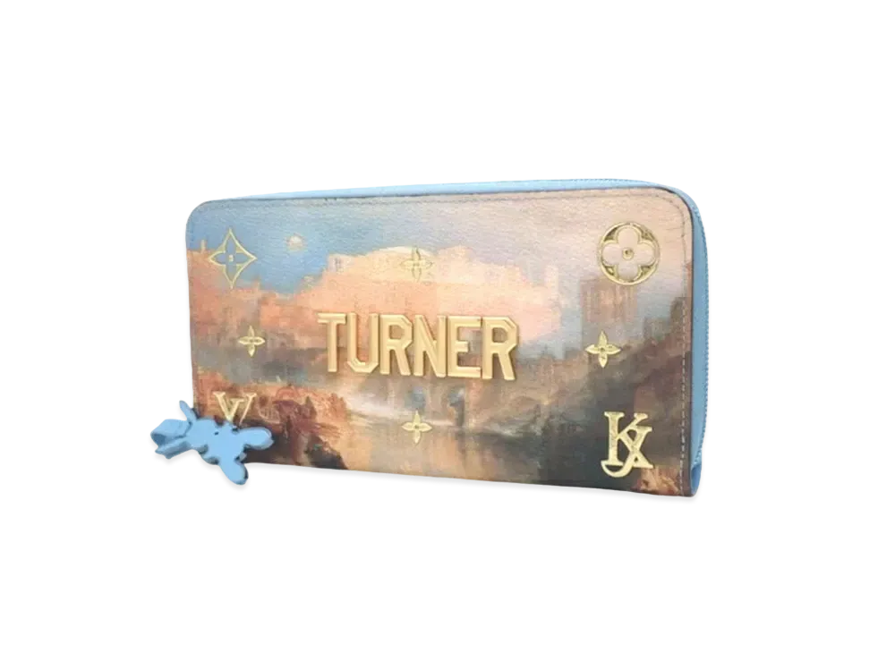 Louis Vuitton x Jeff Koons Zippy Wallet Turner Monogram Celty Masters Collection