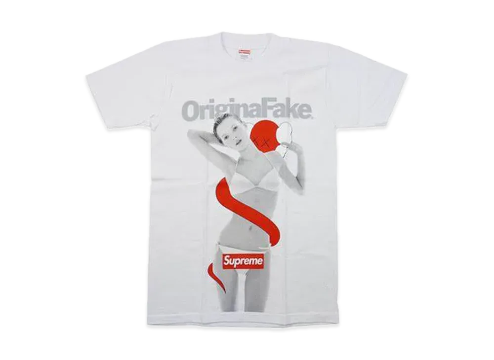Supreme Original Fake Daikanyama 10th Anniversary Kate Moss Tee "Red"