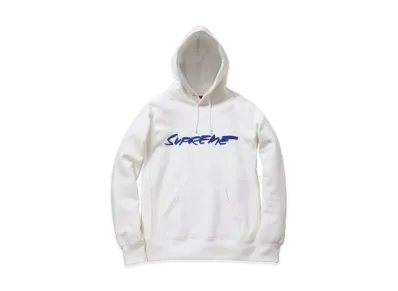 Supreme Futura Logo Pullover Hoodie "White"