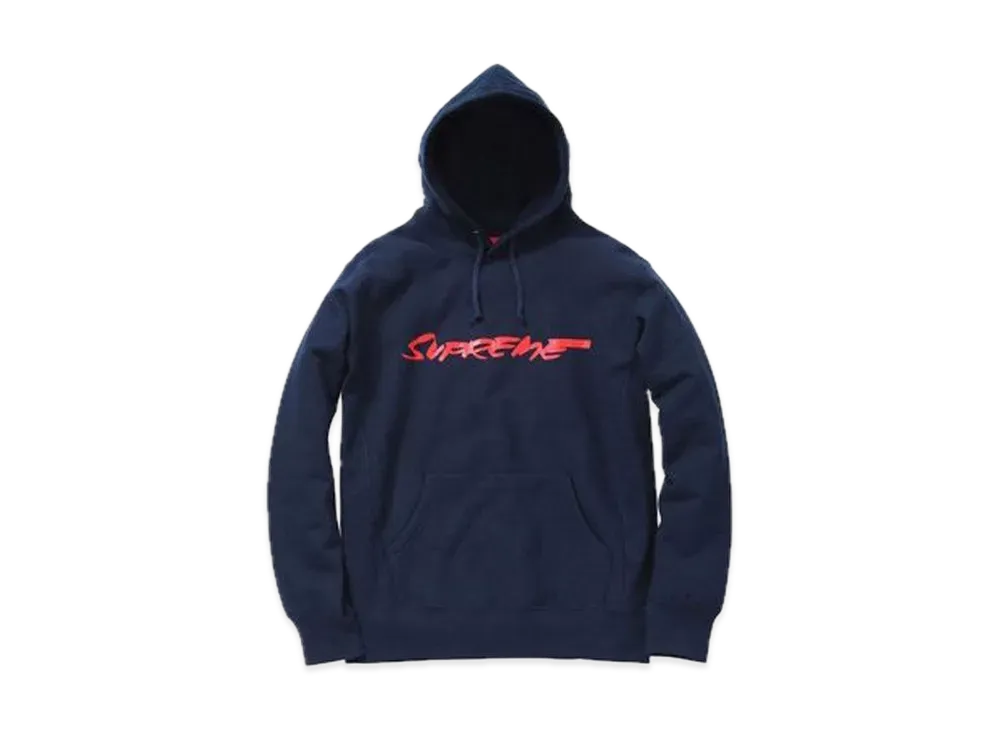 Supreme Futura Logo Pullover Hoodie "Navy"