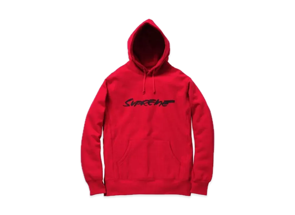 Supreme Futura Logo Pullover Hoodie "Red"