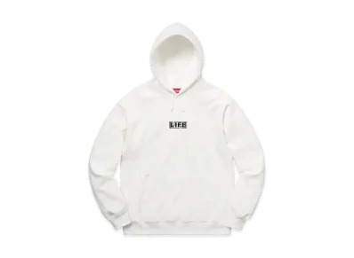 Supreme Gilbert & George LIFE Hooded Sweatshirt "White"