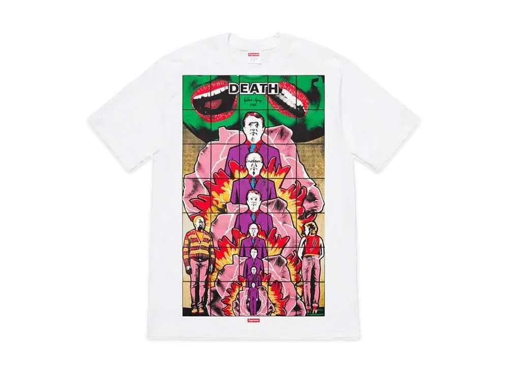 Supreme Gilbert & George DEATH Tee "White"