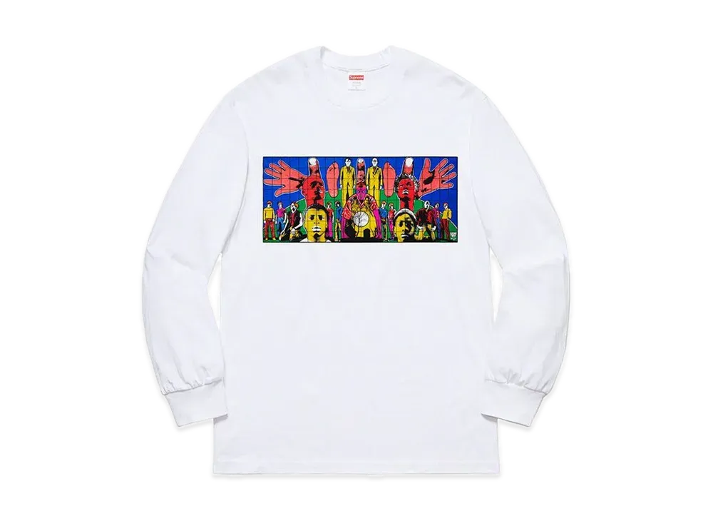 Supreme Gilbert & George DEATH AFTER LIFE L/S Tee "White"