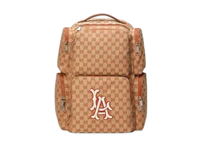 GUCCI x Los Angeles Angels GG Canvas Backpack "Beige"