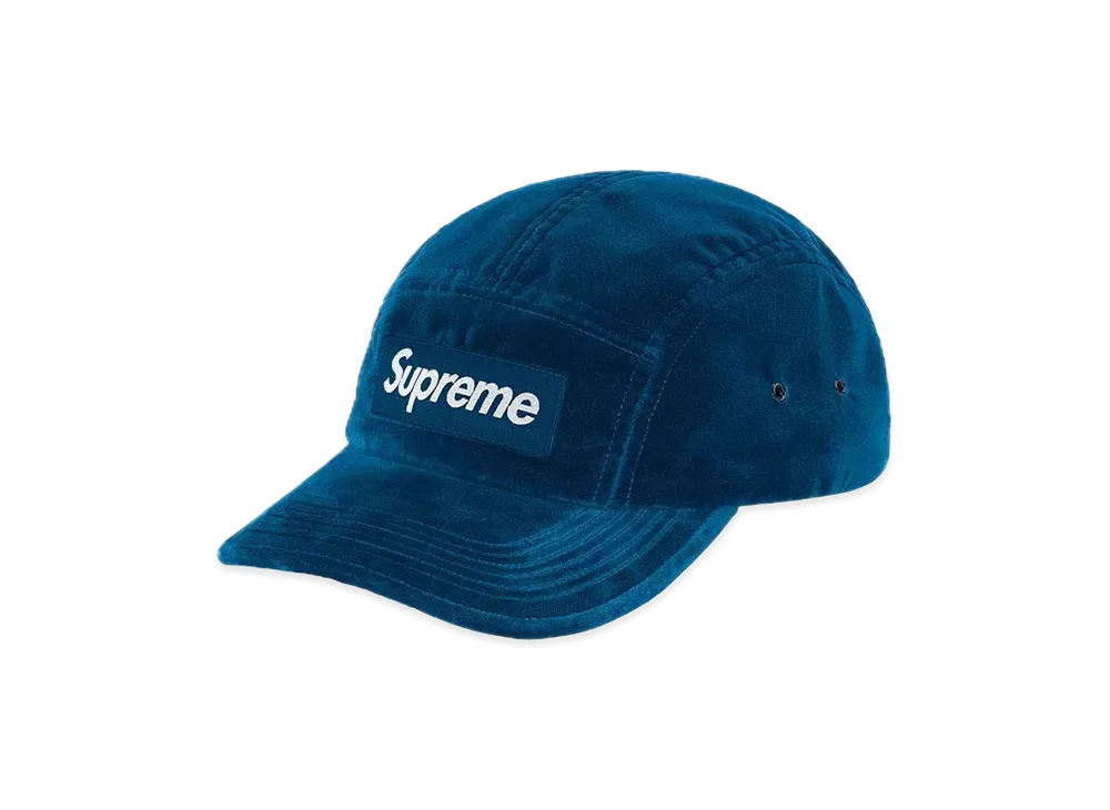 Supreme Velvet Camp Cap "Dark Teal"