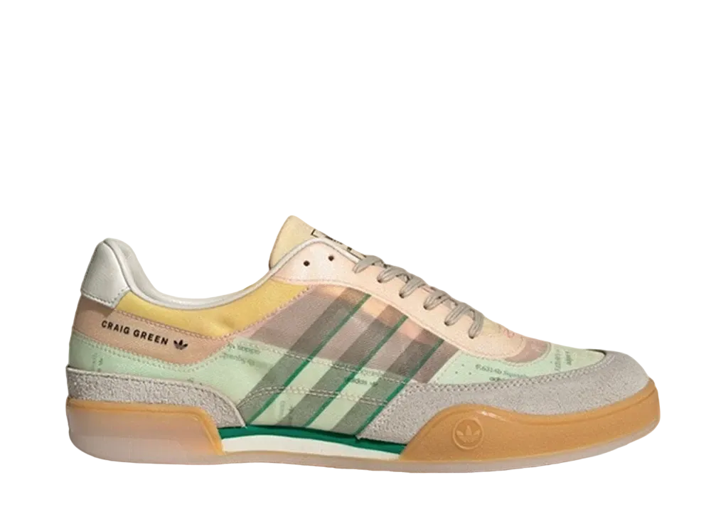 クレイグ・グリーン × アディダス オリジナルス スカッシュ ポルタ AKH "クリームホワイト/ボールドグリーン"