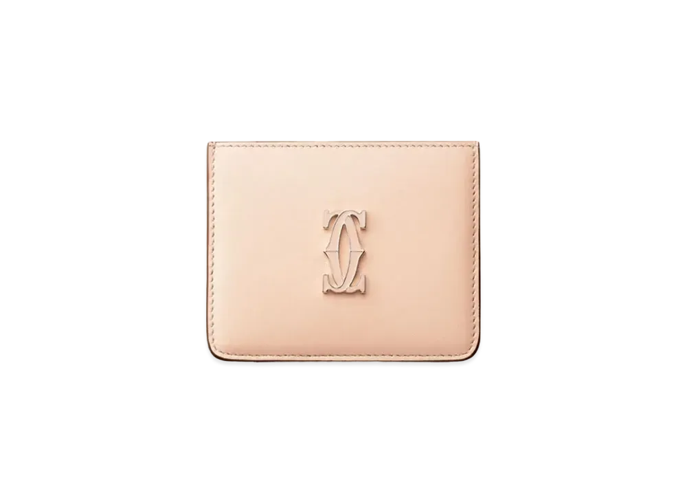 Cartier Simple Card Holder Double C de Cartier "Powder Pink"