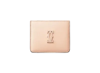 Cartier Simple Card Holder Double C de Cartier "Powder Pink"