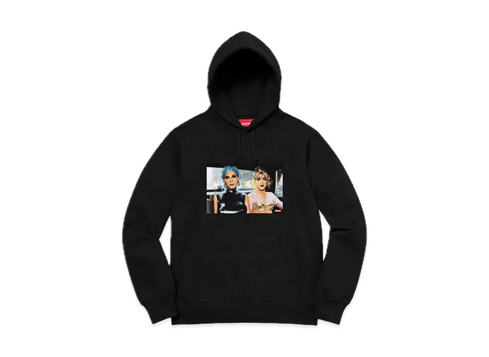 Supreme Nan Goldin Misty and Jimmy Paulette Hooded Sweatshirt "Black"