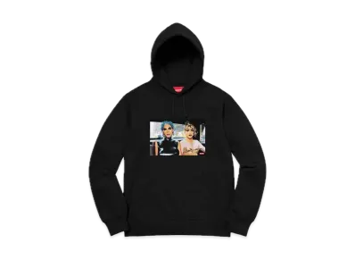 Supreme Nan Goldin Misty and Jimmy Paulette Hooded Sweatshirt "Black"