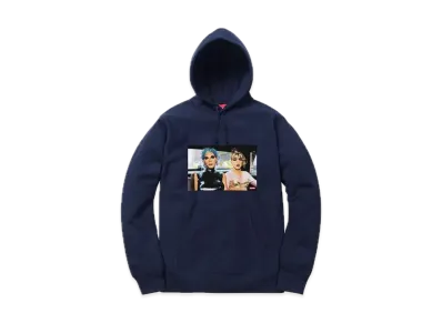 Supreme Nan Goldin Misty and Jimmy Paulette Hooded Sweatshirt "Navy"