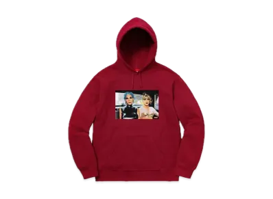 Supreme Nan Goldin Misty and Jimmy Paulette Hooded Sweatshirt "Burgundy"