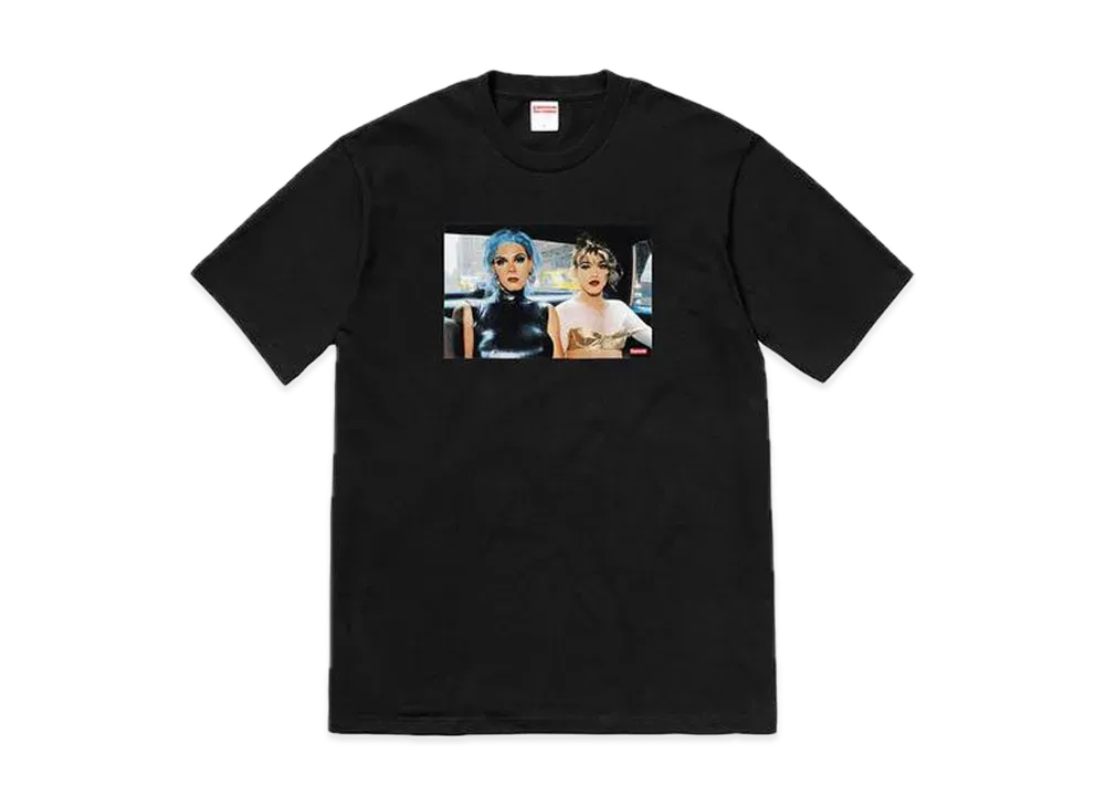 Supreme Nan Goldin Misty and Jimmy Paulette Tee "Black"