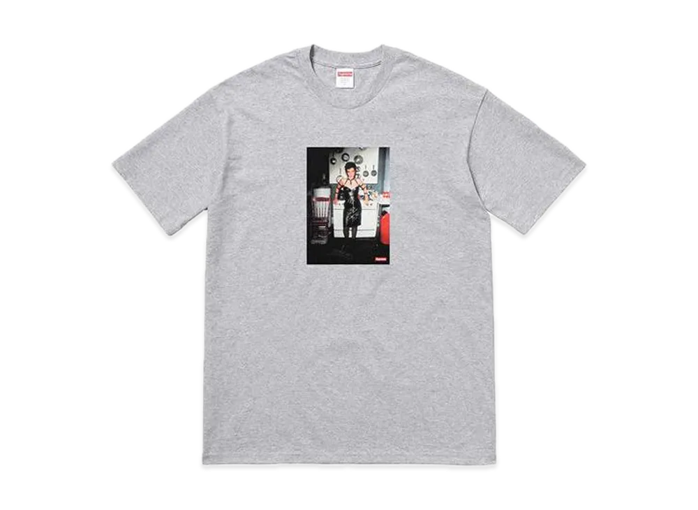 Supreme Nan Goldin Nan as a dominatrix Tee "Heather Grey"