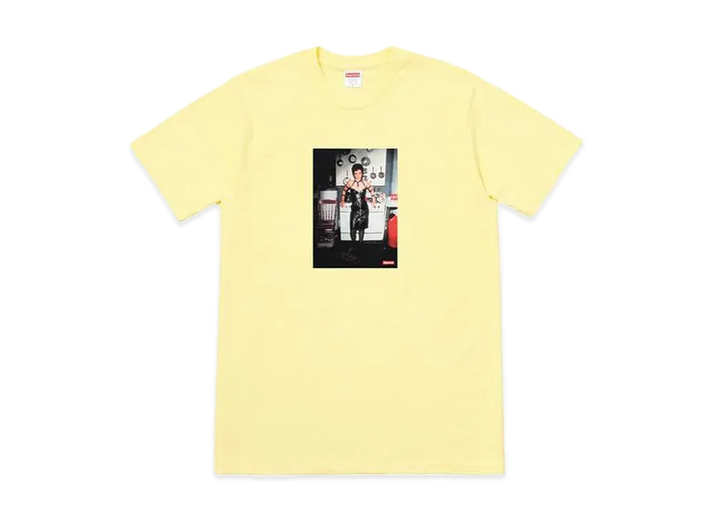 Supreme Nan Goldin Nan as a dominatrix Tee "Pale Yellow"