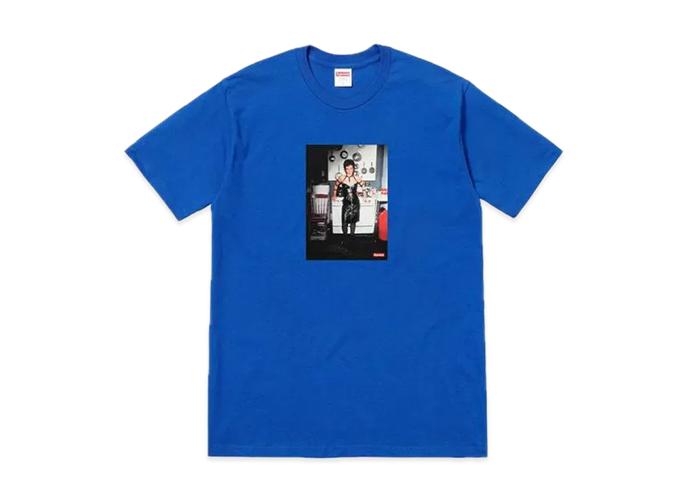 Supreme Nan Goldin Nan as a dominatrix Tee "Royal"