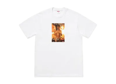 Supreme Nan Goldin Kim in Rhinestone Tee "White"