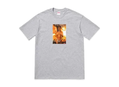 Supreme Nan Goldin Kim in Rhinestone Tee "Heather Grey"