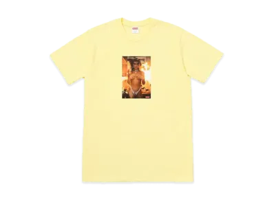 Supreme Nan Goldin Kim in Rhinestone Tee "Pale Yellow"