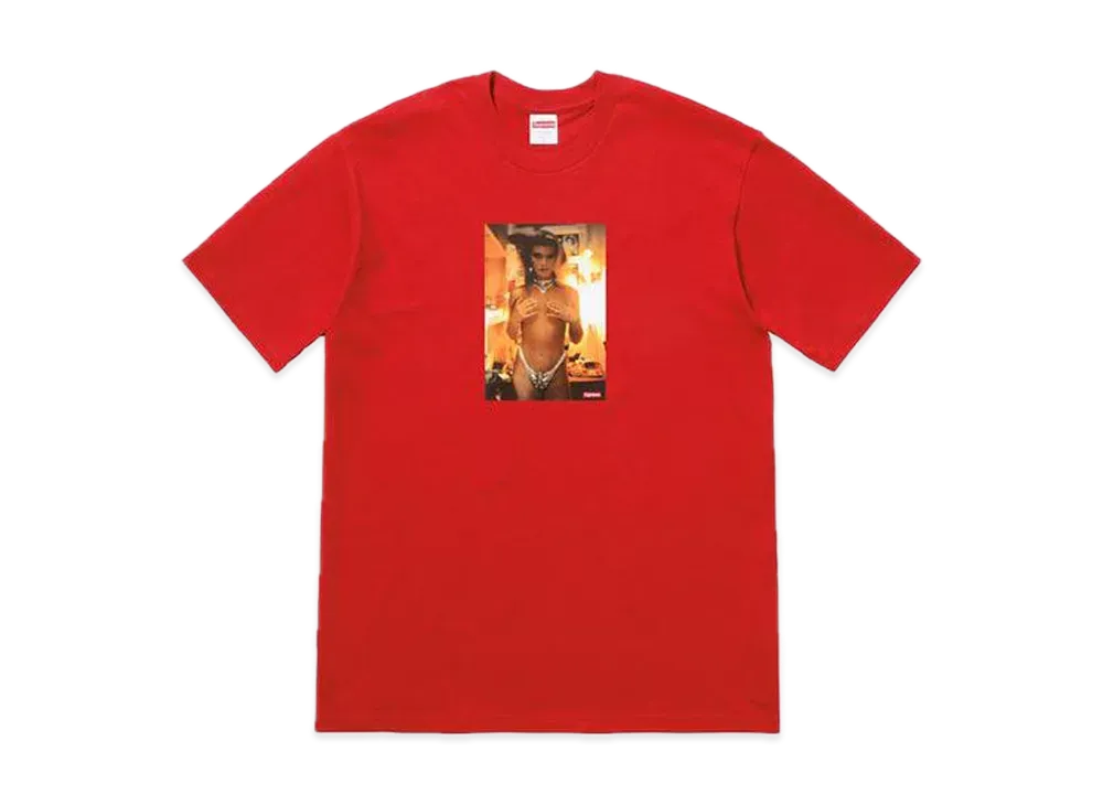 Supreme Nan Goldin Kim in Rhinestone Tee "Red"