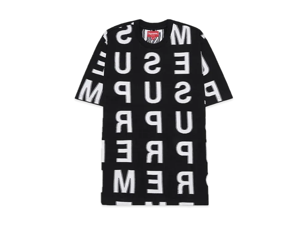 Supreme Intarsia S/S Top "Black"