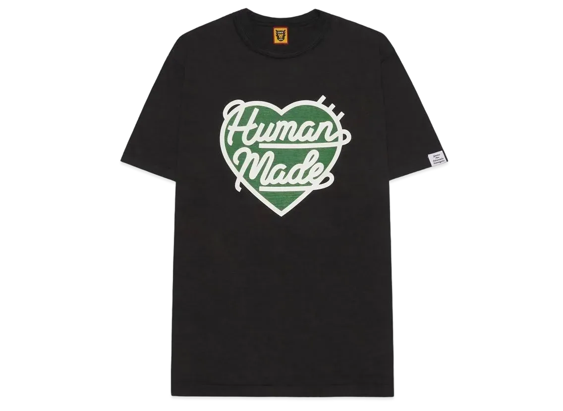 HUMAN MADE HEART T-SHIRT "Black"