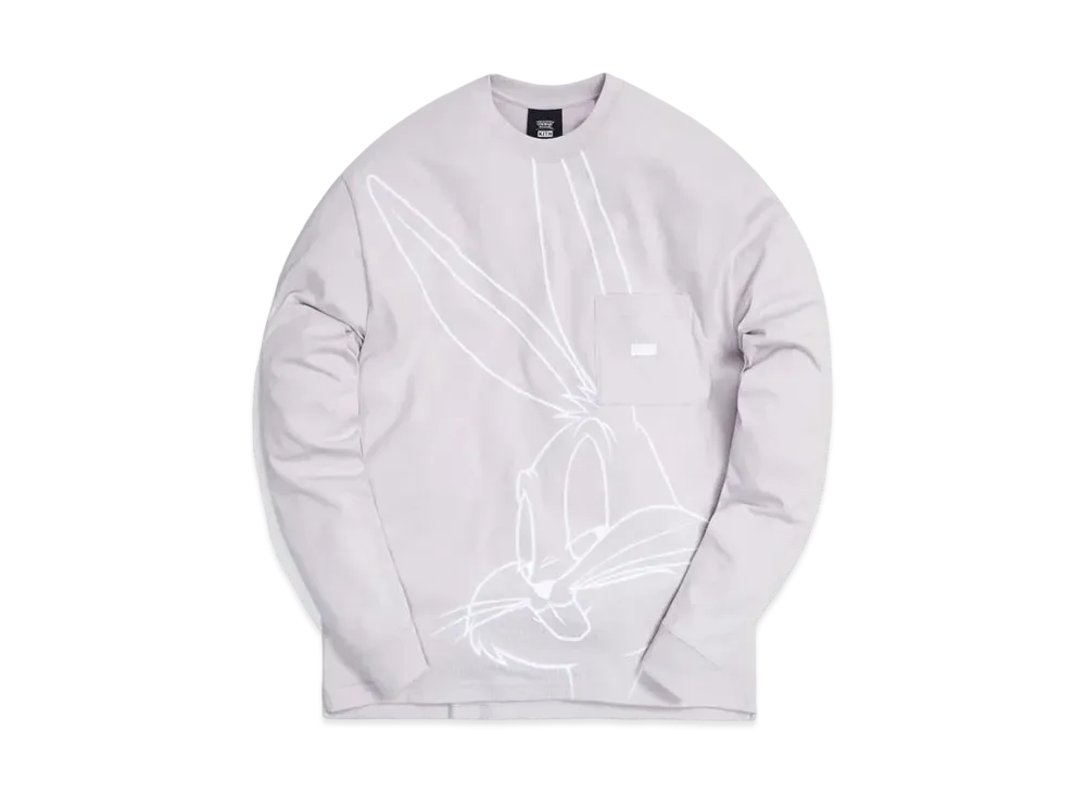 Kith x Looney Tunes Bugs LS Pocket Quinn Tee "Mushroom"