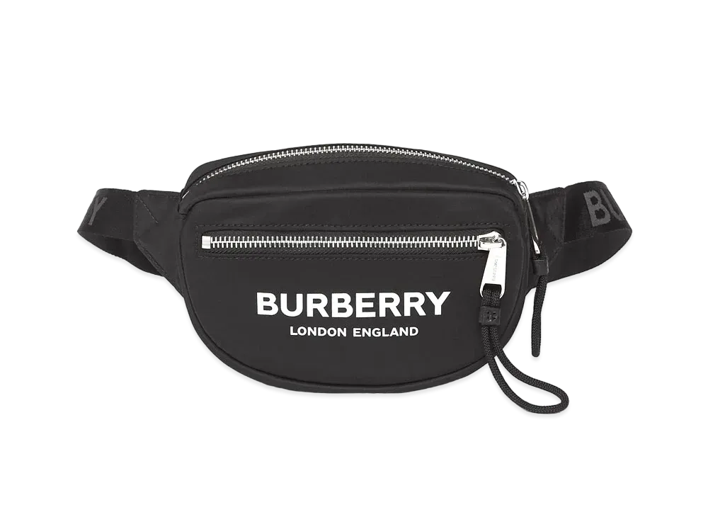 Burberry スモール ロゴプリント ECONYL® キャノン バムバッグ