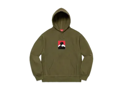 Supreme Portrait Hooded Sweatshirt "Dark Olive"