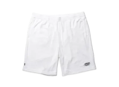 APHRODITEGANG CLASSIC LOGO PILE SHORTS "White"
