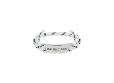 BALENCIAGA Plate Bracelet "White"