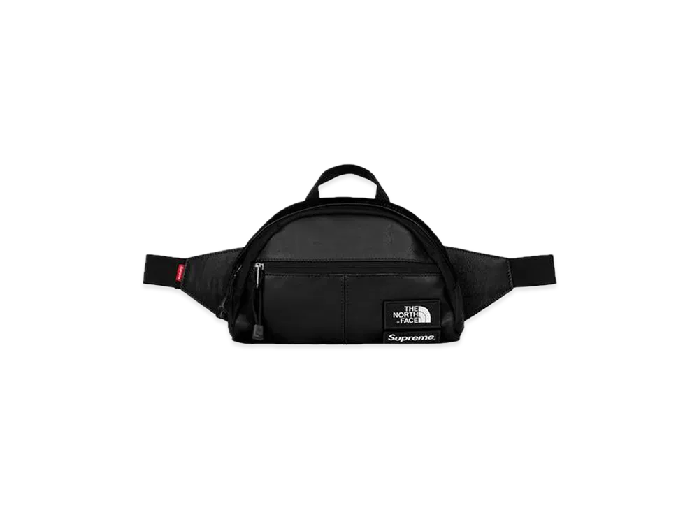 Supreme The North Face Leather Roo II Lumbar Pack "Black"