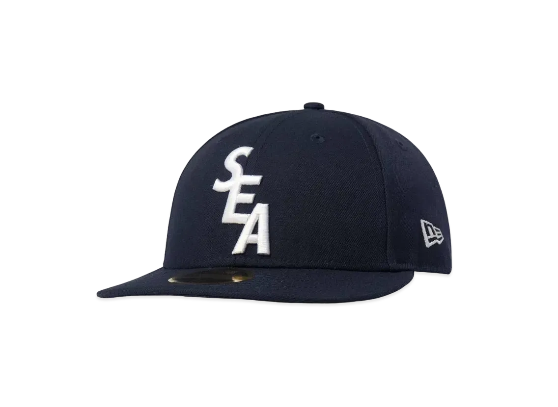 WIND AND SEA X IT'S A LIVING X NEW ERA (S_E_A) LOW PROFILE 59 FIFTY CAP "Navy"