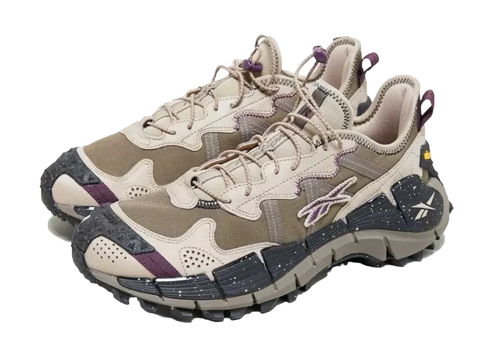 サイズ × リーボック ジグ キネティカ エッジ 2 トレイル "オリーブ/トープ"