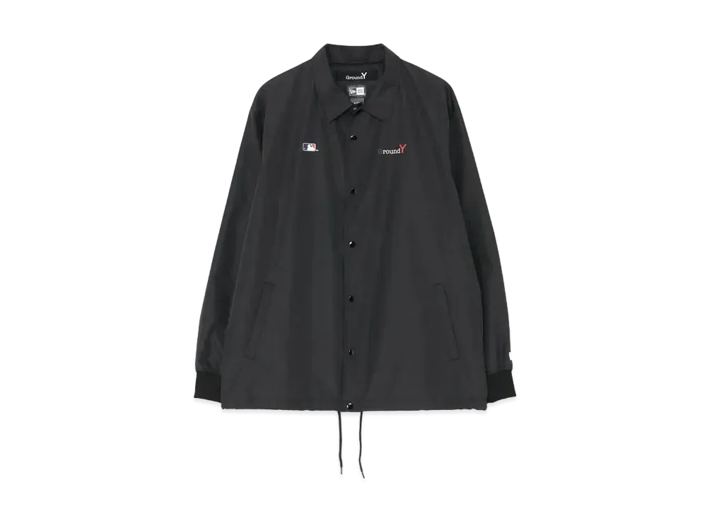 NEW ERA x Ground Y x MLB Coach Jacket "Black"