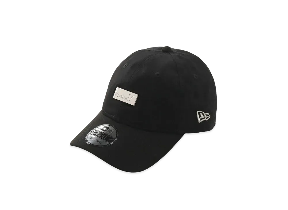NEW ERA x Ground Y Collection Metal Plate 9Thirty "Black"